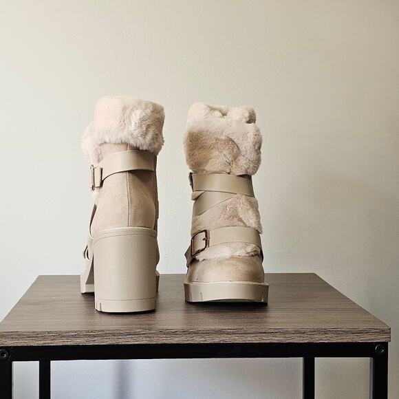 INC International Concepts Women's  Bemie Faux Fur Winter Boots Size 8 NWT - Picture 4 of 6